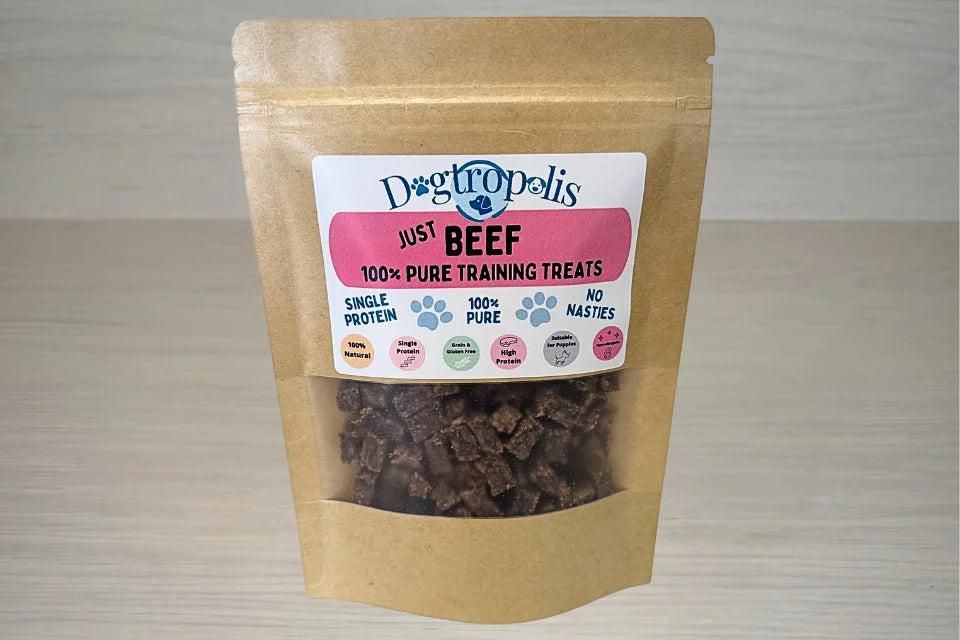 100% Pure Beef Training Treats from Dogtropolis