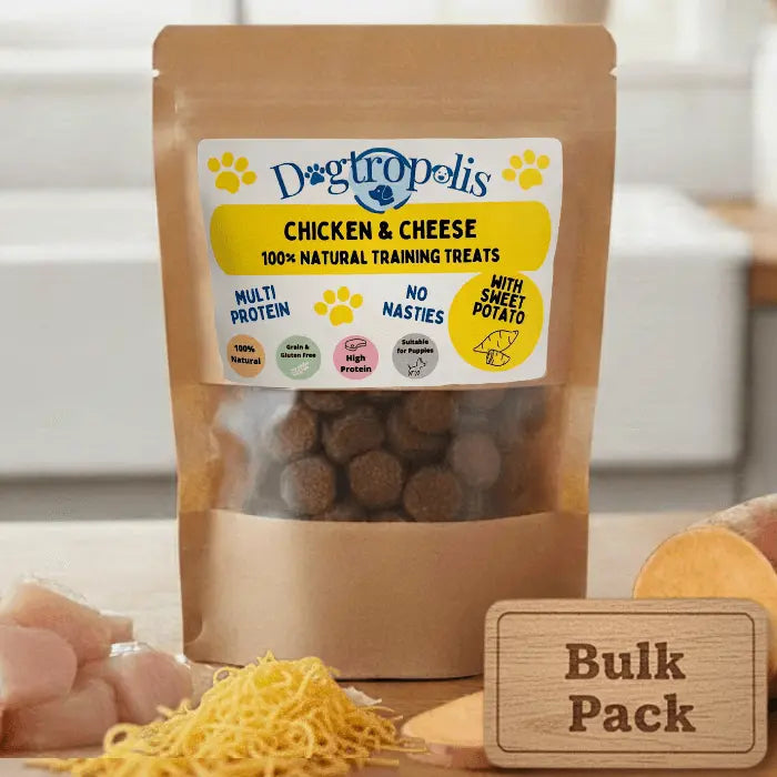 Dogtropolis Chicken & Cheese Training Treats Bulk Pack