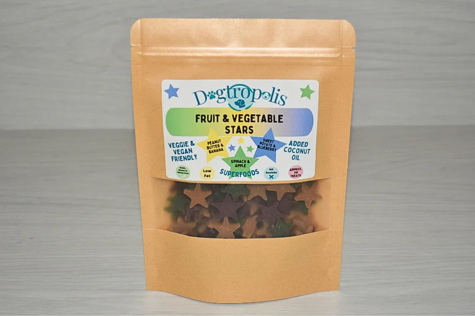 Dogtropolis Fruit & Vegetable Star Treats