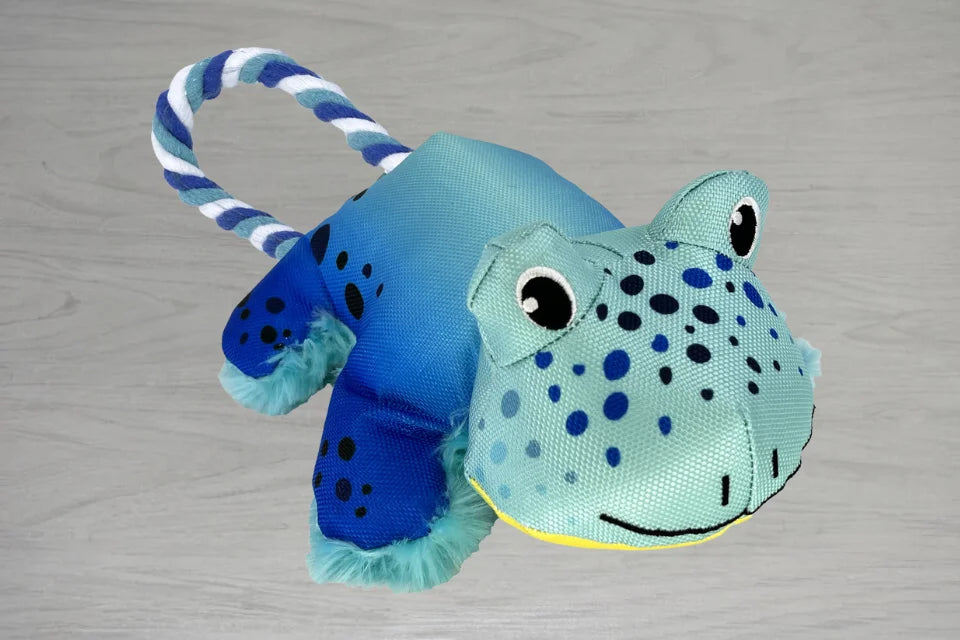 KONG Cozie Tuggz Frog Dog Toy