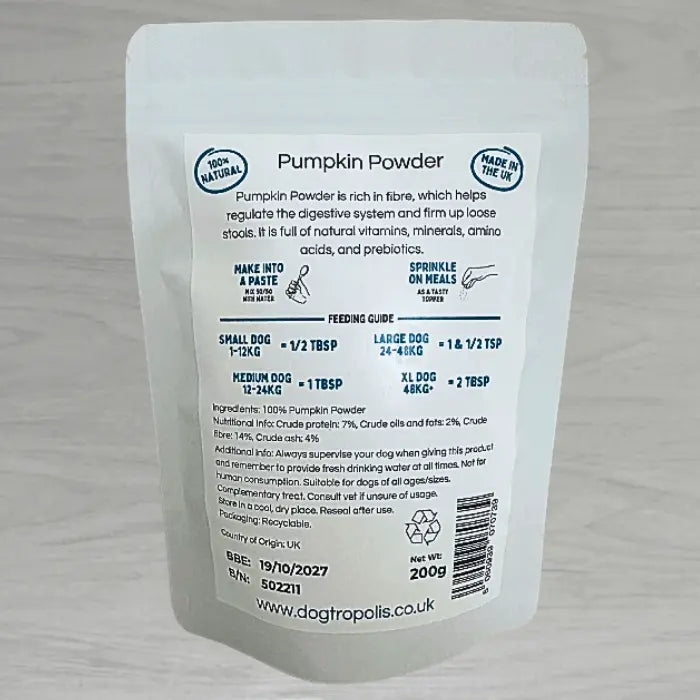 Pumpkin Powder for Dogs