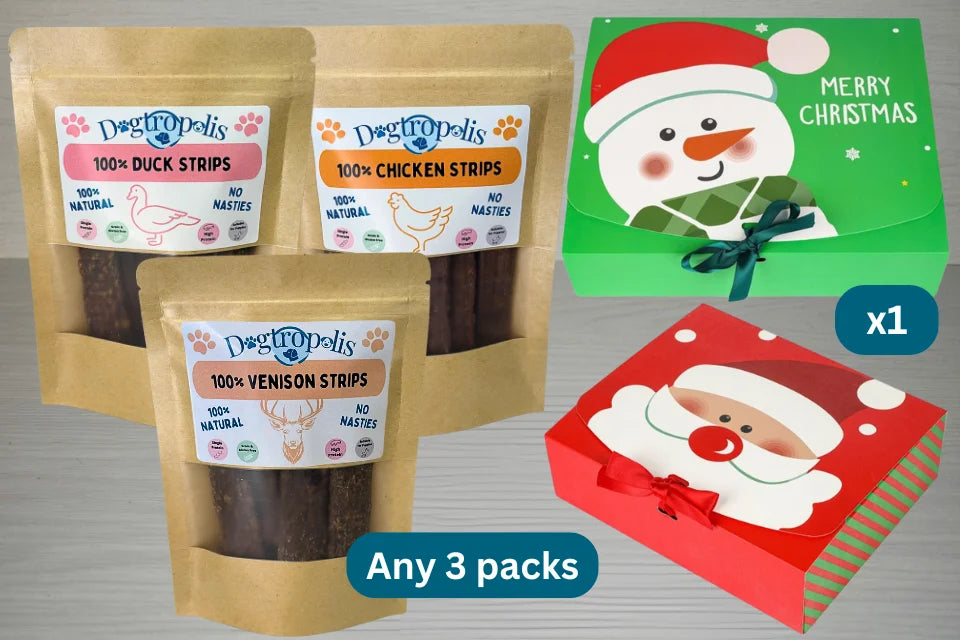 100% Meat Strips in Festive Box