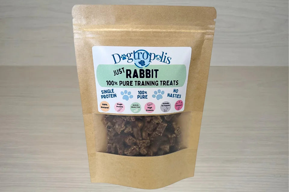 100% Pure Rabbit Training Treats from Dogtropolis