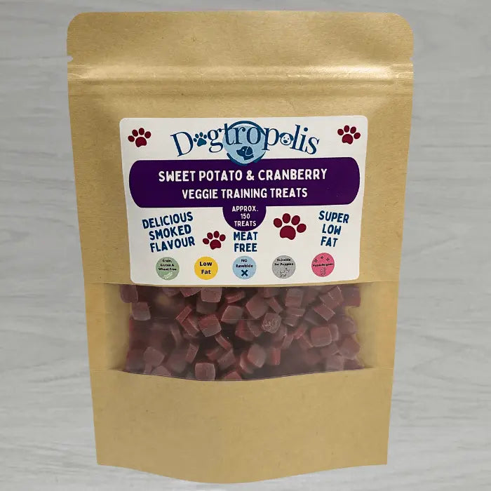 Sweet Potato & Cranberry Training Treats for Dogs