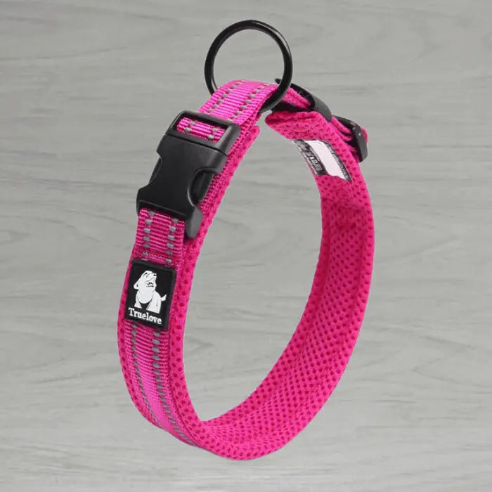 Truelove AirMesh Dog Collar - Fuchsia