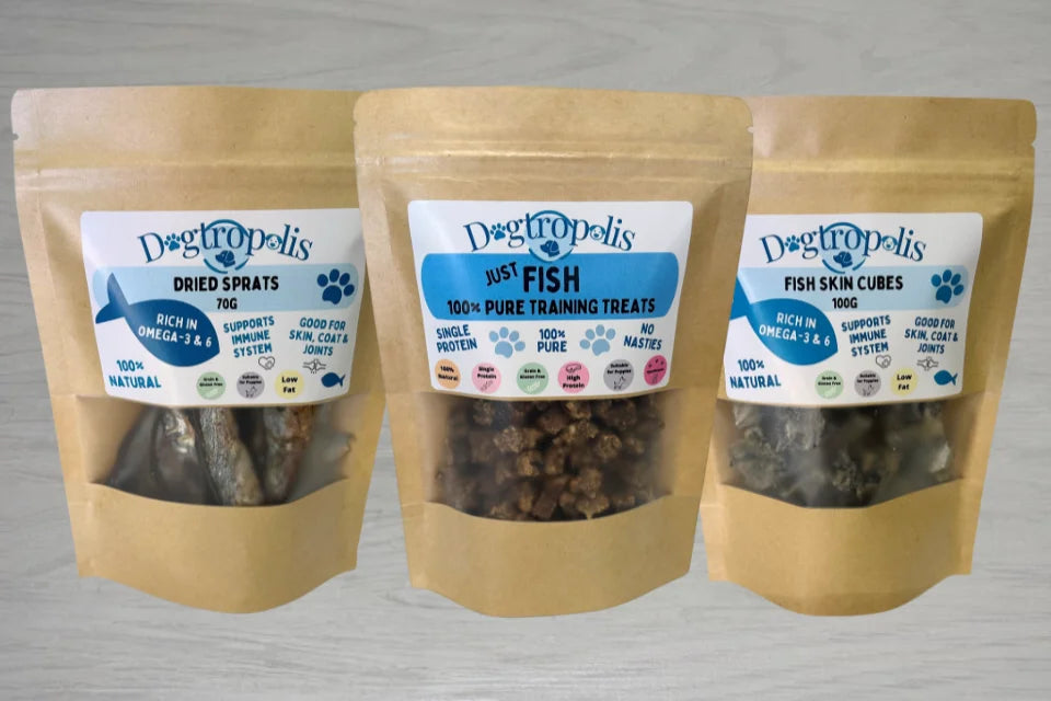 Natural Fish Treats Bundle for Dogs