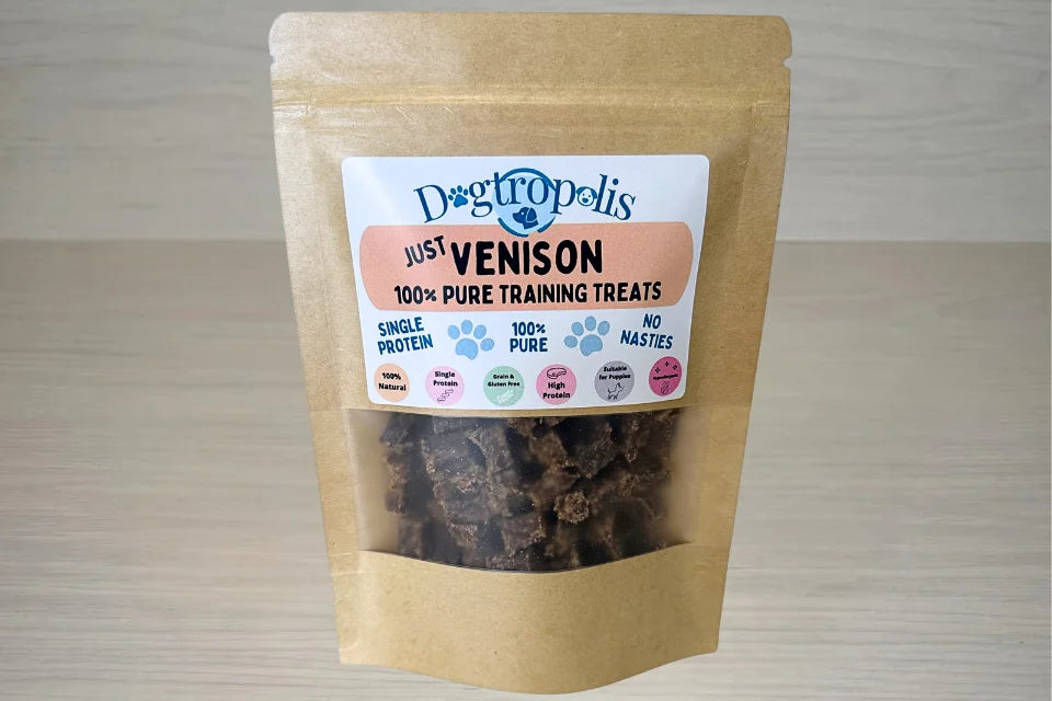 100% Pure Venison Training Treats from Dogtropolis