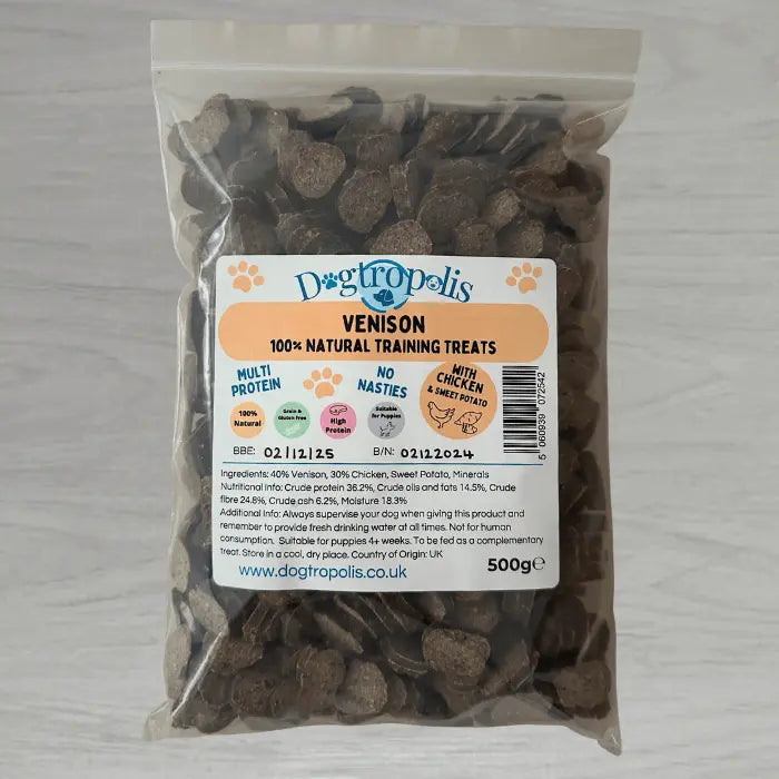 Venison Training Treats Bulk Pack