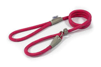 Ancol Reflective Slip Lead for Dogs in Pink 120x1.0cm