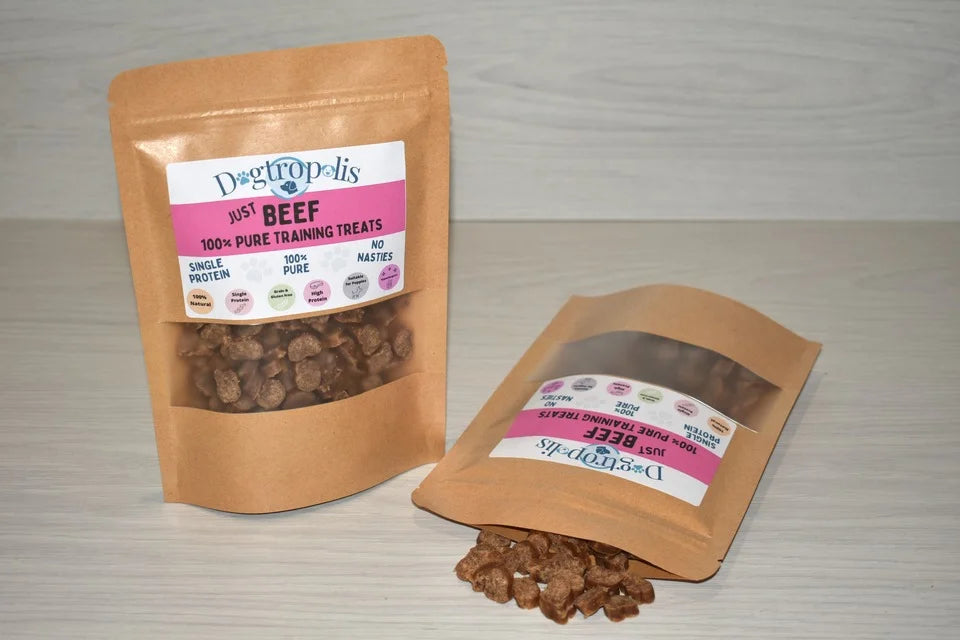 100% Pure Beef Training Treats from Dogtropolis