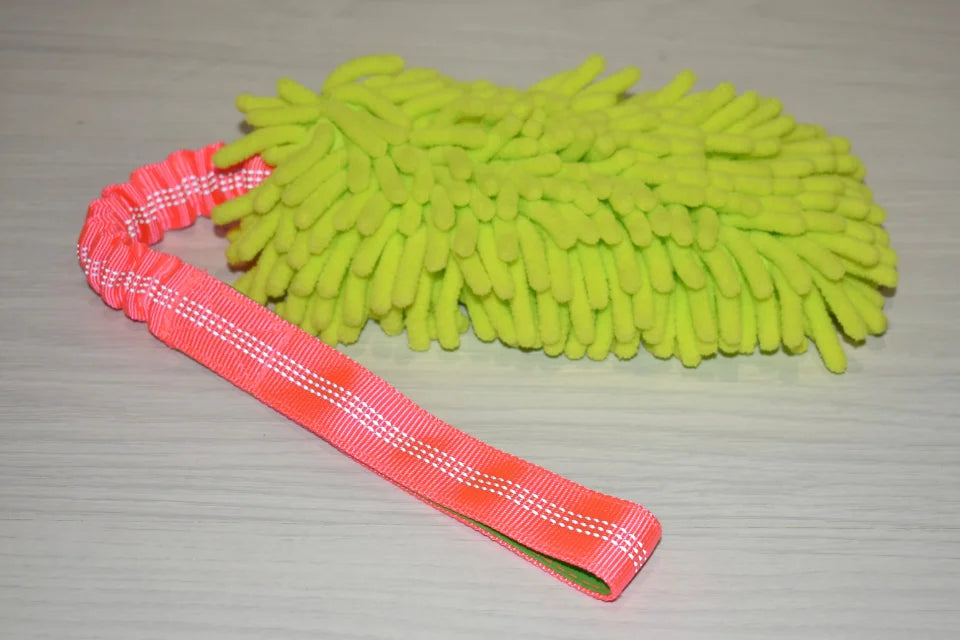 Bungee Chaser Tug Toy - Pink/Green - Short
