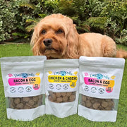 Dog with Dogtropolis Gourmet Training Treats