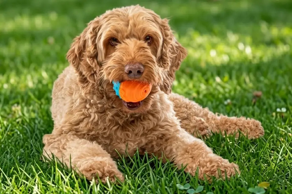 Dog with Guru Ball
