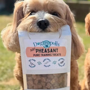 Dog with Pheasant Pure Training Treats