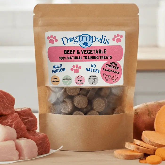 Dogtropolis Beef & Veg Training Treats for Dogs