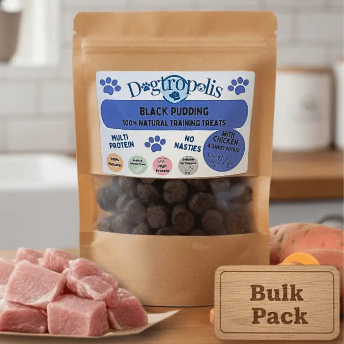 Dogtropolis Black Pudding Training Treats Bulk Pack