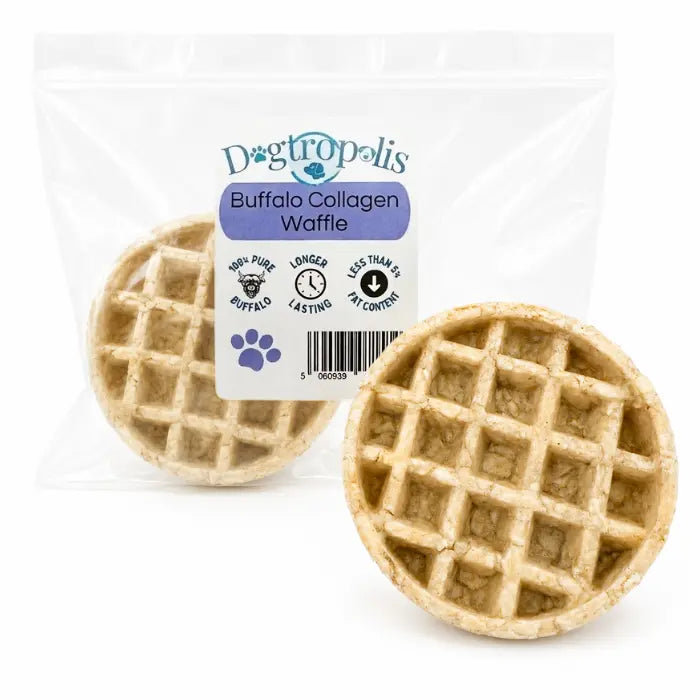Dogtropolis Buffalo Collagen Waffles