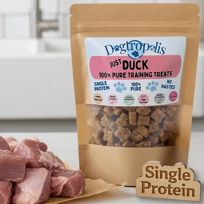 100% Pure Duck Training Treats for Dogs