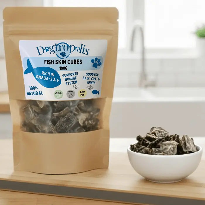 Dogtropolis Fish Skin Cubes