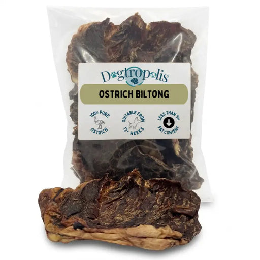 Dogtropolis Ostrich Biltong for Dogs