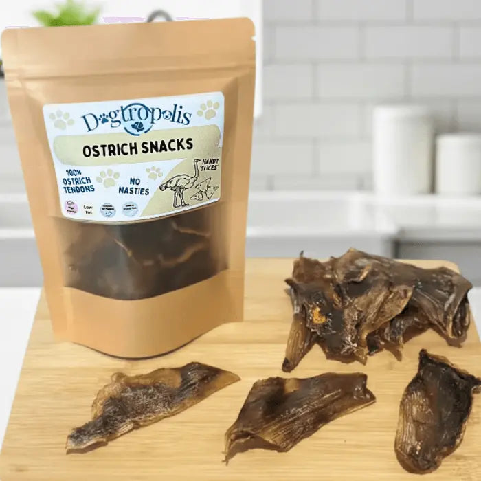 Dogtropolis Ostrich Snacks for Dogs
