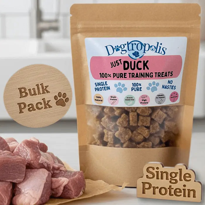 Dogtropolis Pure Duck Training Treats Bulk Pack