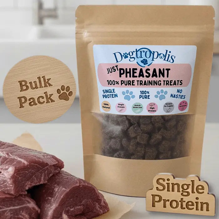 Dogtropolis Pure Pheasant Training Treats Bulk Pack