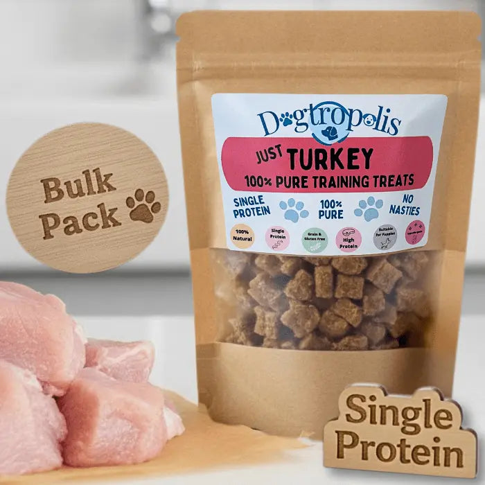 Dogtropolis Pure Turkey Training Treats Bulk Pack