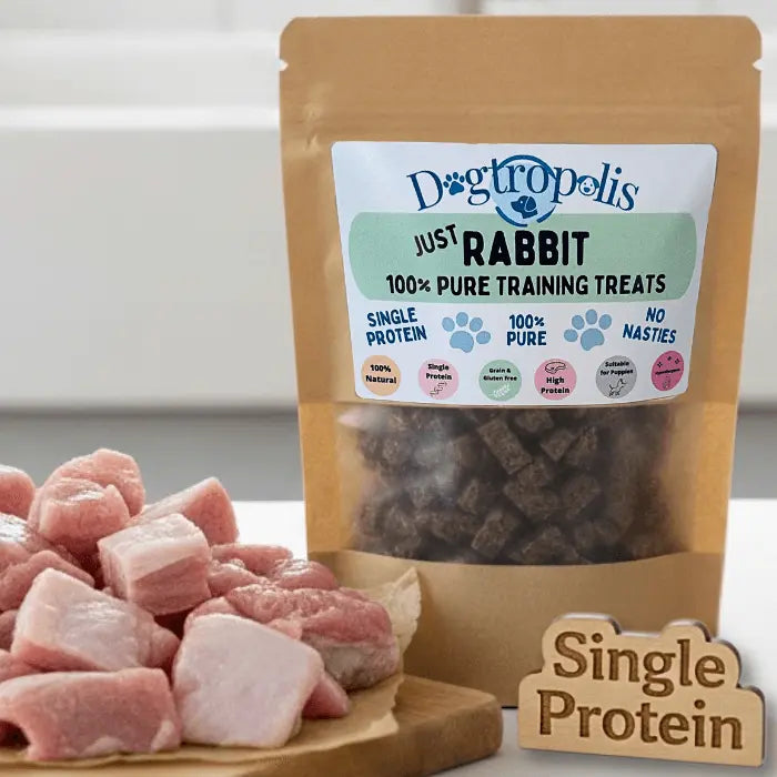 100% Pure Rabbit Training Treats for Dogs