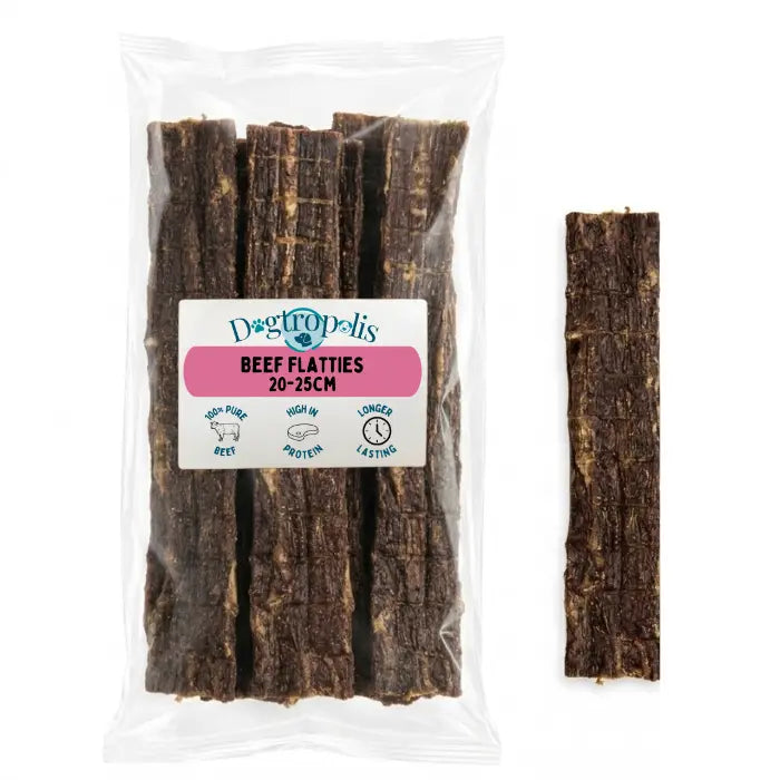 Short Beef Flatties for Dogs