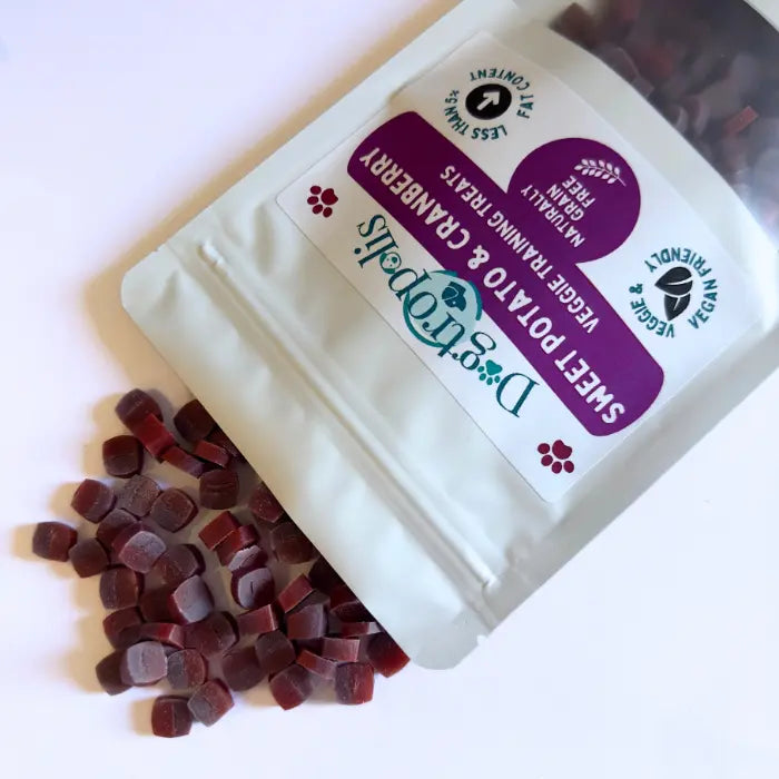 Sweet Potato & Cranberry Training Treats for Dogs