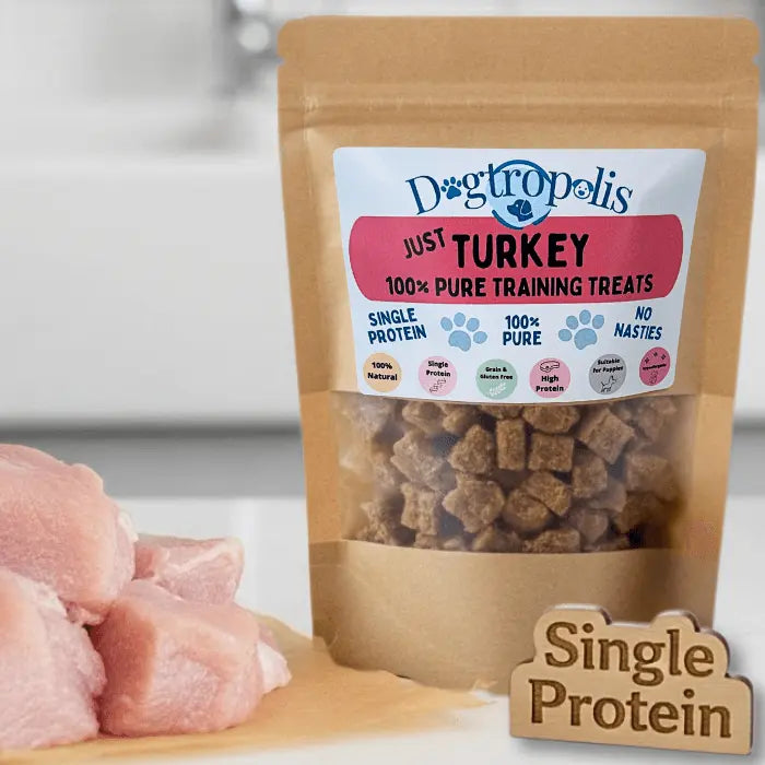 100% Pure Turkey Training Treats for Dogs