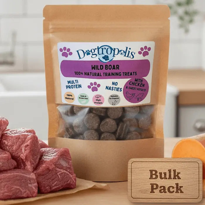 Dogtropolis Wild Boar Training Treats Bulk Pack
