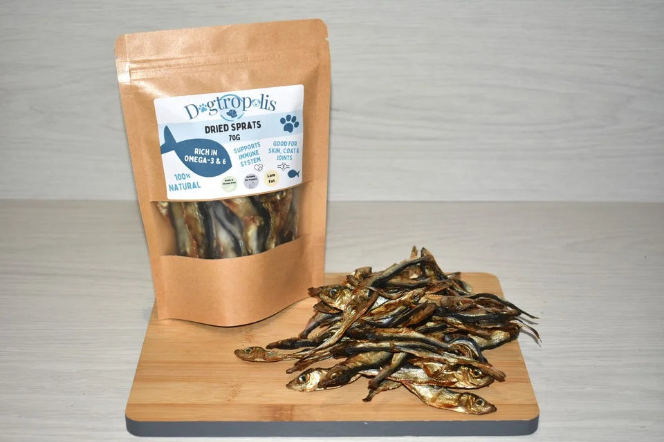 Dried Sprats for Dogs - Natural Treat