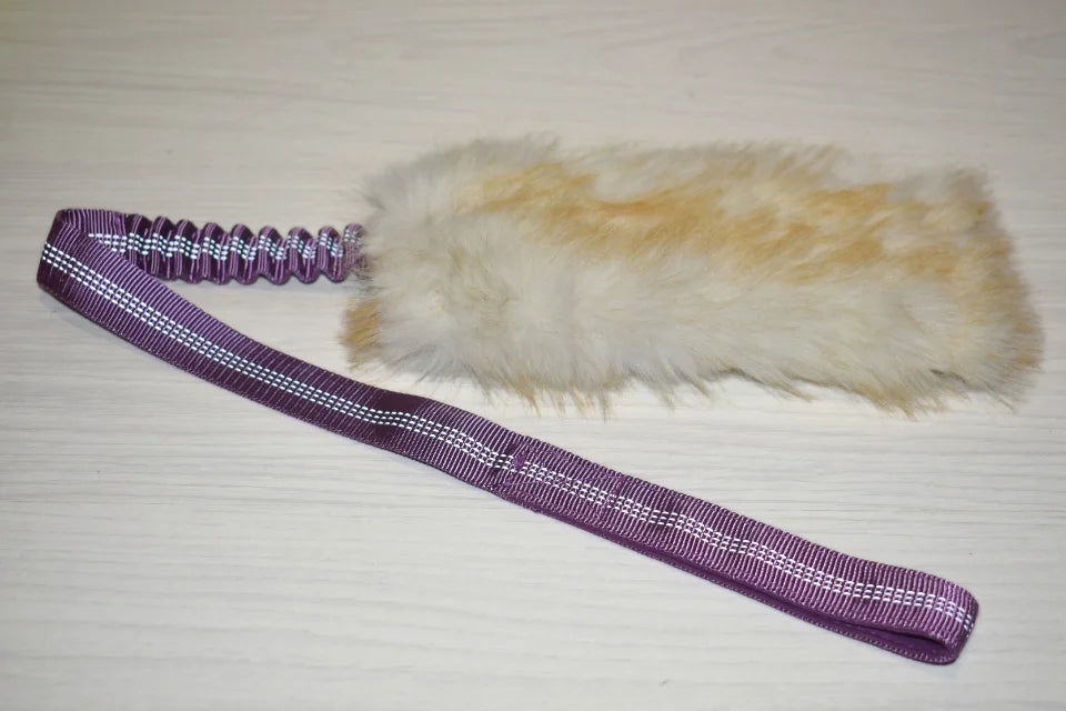 Bungee Chaser Tug Toy - Faux Fur - Long