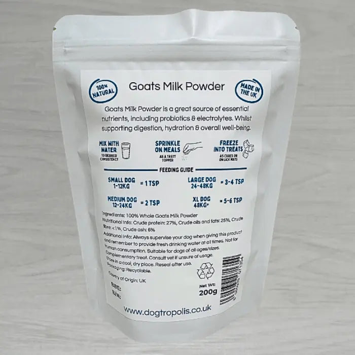 Goats Milk Powder for Dogs