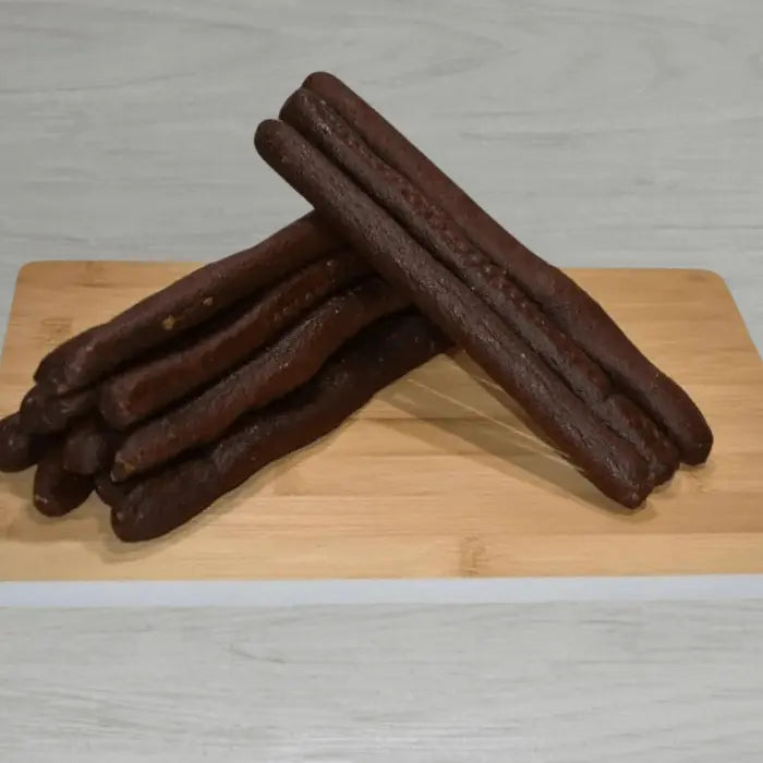 Jumbo Venison Sausage for Dogs from Dogtropolis
