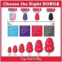 KONG Classic for Dogs Size Guide