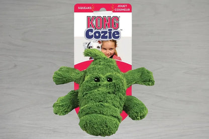 KONG Cozie Ali Alligator Dog Toy