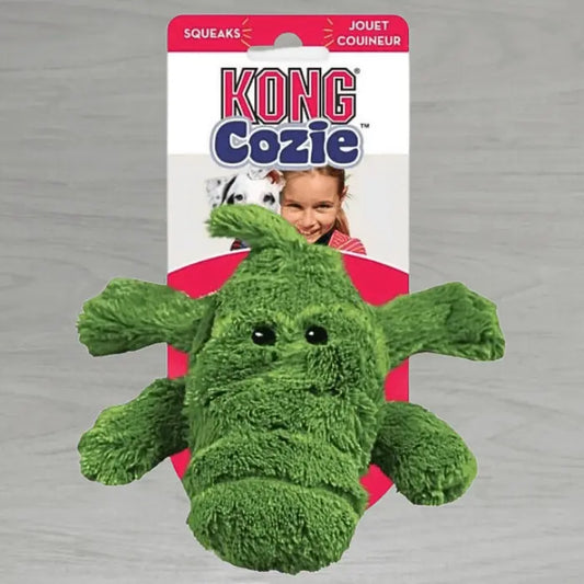 KONG Cozie Ali Alligator Dog Toy