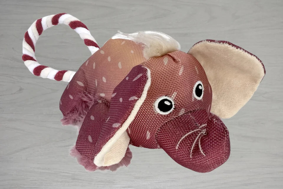 KONG Cozie Tuggz Elephant Dog Toy