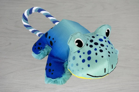 KONG Cozie Tuggz Frog Dog Toy