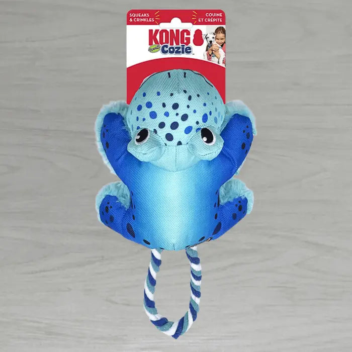 KONG Cozie Tuggz Frog Dog Toy