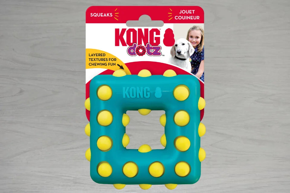 KONG Dotz Square Dog Toy