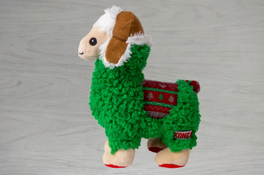 KONG Holiday Sherps Llama Dog Toy