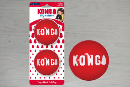 KONG Signature Balls 2pk - Large