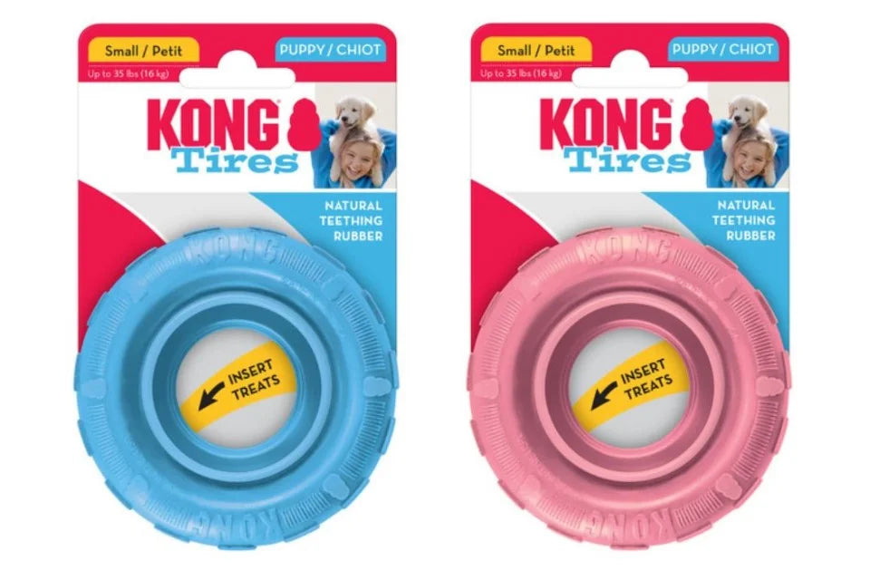KONG Puppy Tyres Dog Toy