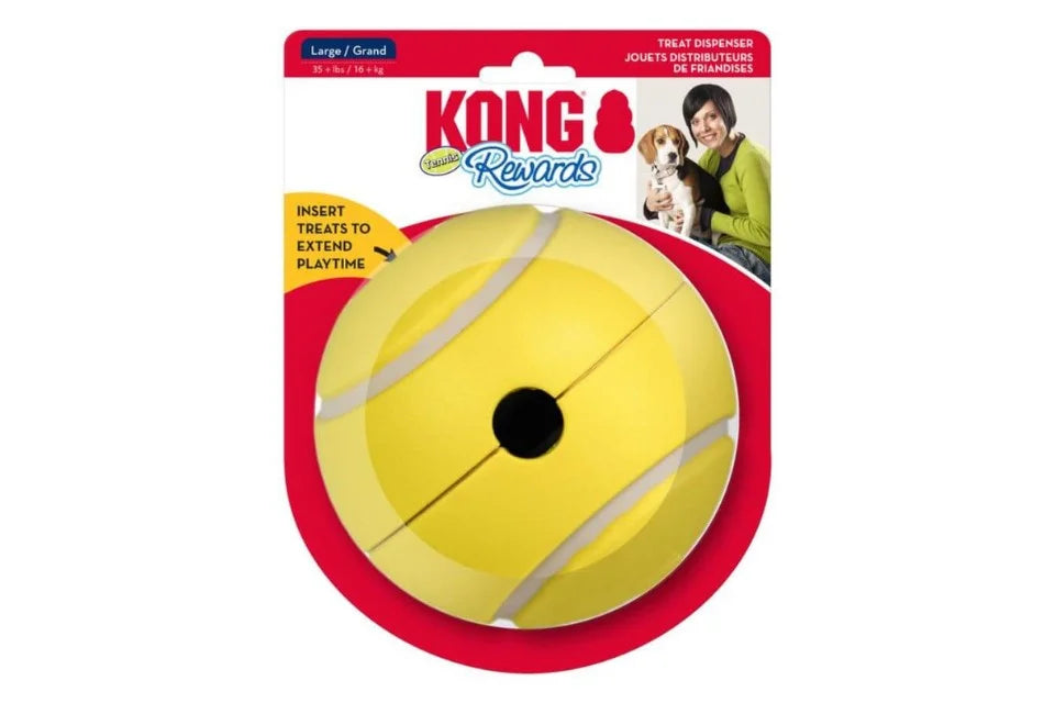 KONG Rewards Tennis Ball Dog Toy