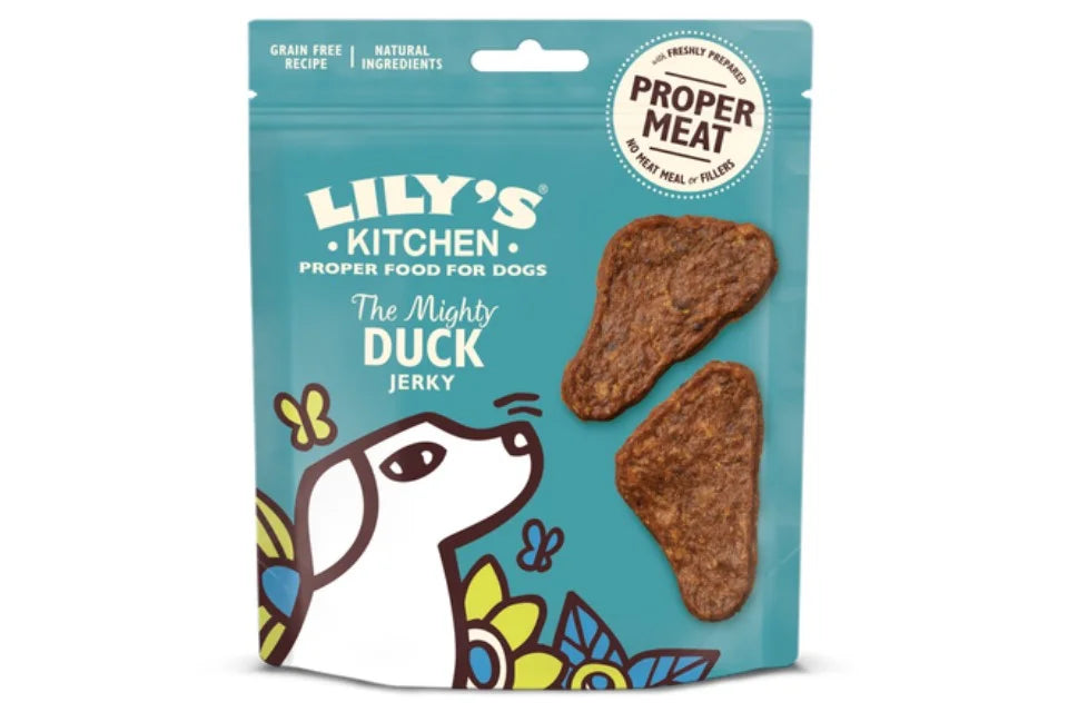 Lily's Kitchen The Mighty Duck Mini Jerky Dog Treats