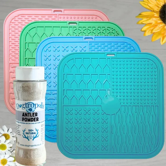 Lick Mat & Antler Powder Bundle